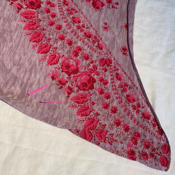 Free people boho tunic top floral romantic S - Picture 15 of 15